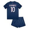 Virallinen Fanipaita + Shortsit Paris Saint-Germain Dembele 10 Kotipelipaita 2024-25 - Lasten